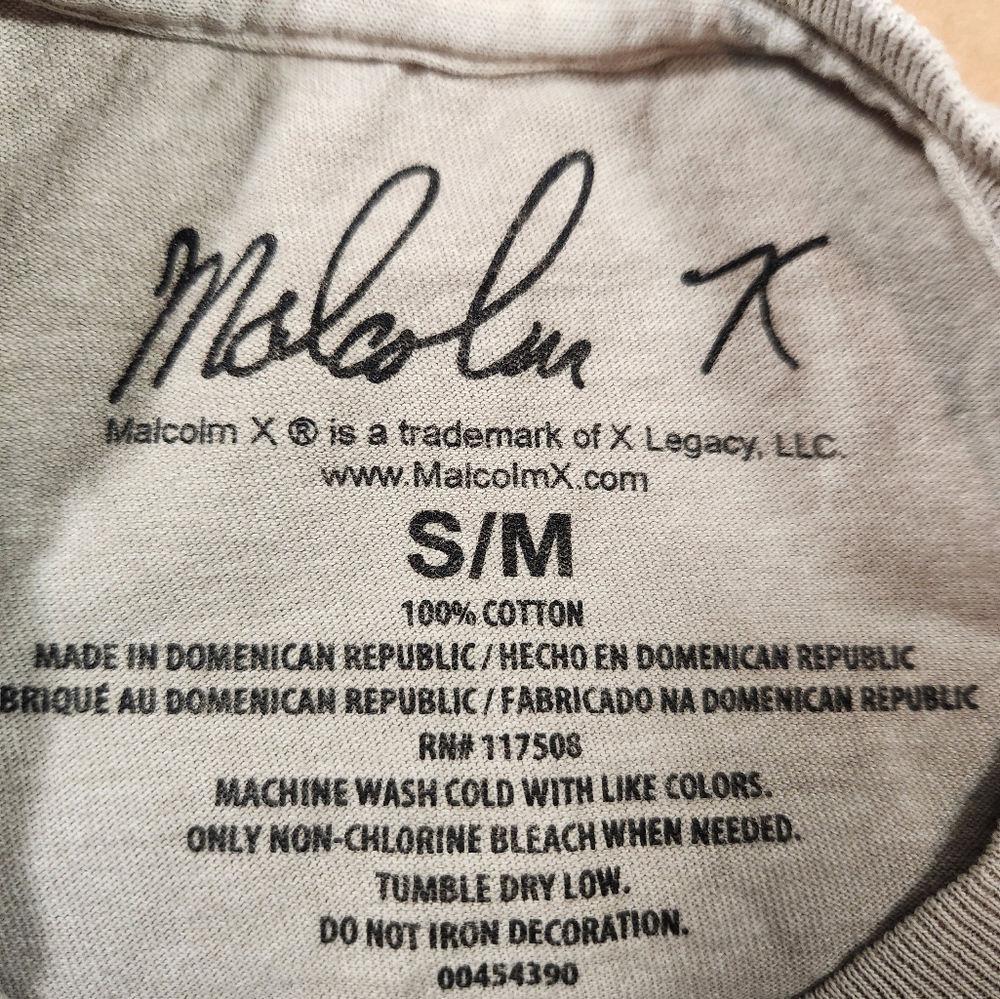 Men's Malcolm X T-shirt - Picture 3 of 5
